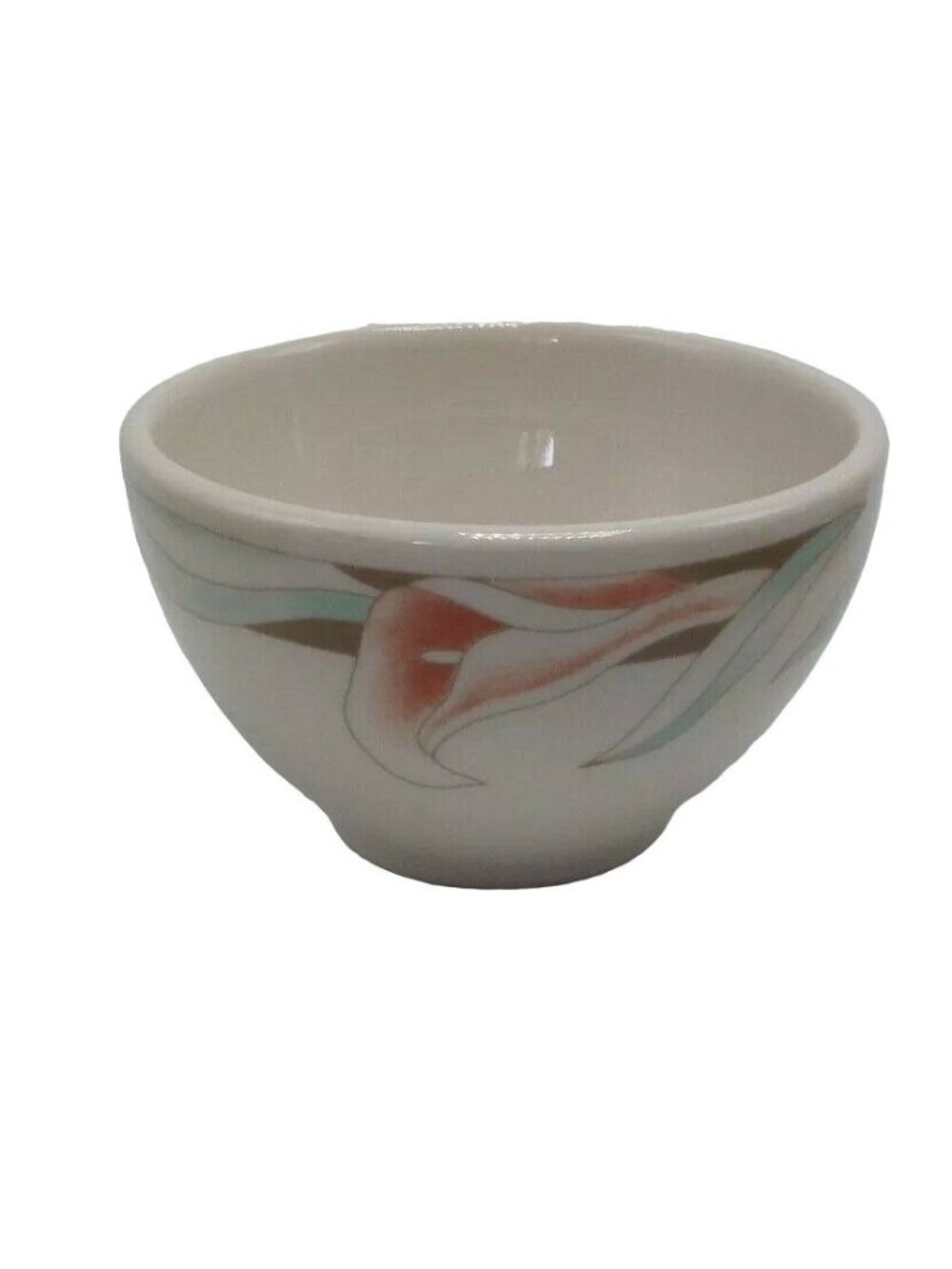 Syracuse China Calla Lily Ironstone Bowl 3 7/8" Wide Round Shape
